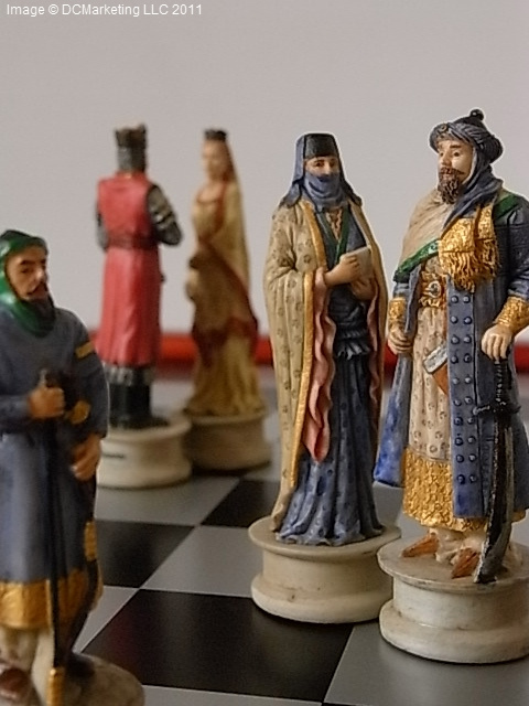 Crusades Themed Chess Set